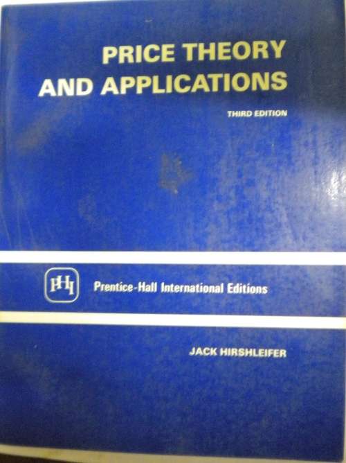 Price theory and applications