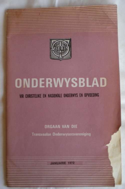 Onderwysblad Januarie 1972