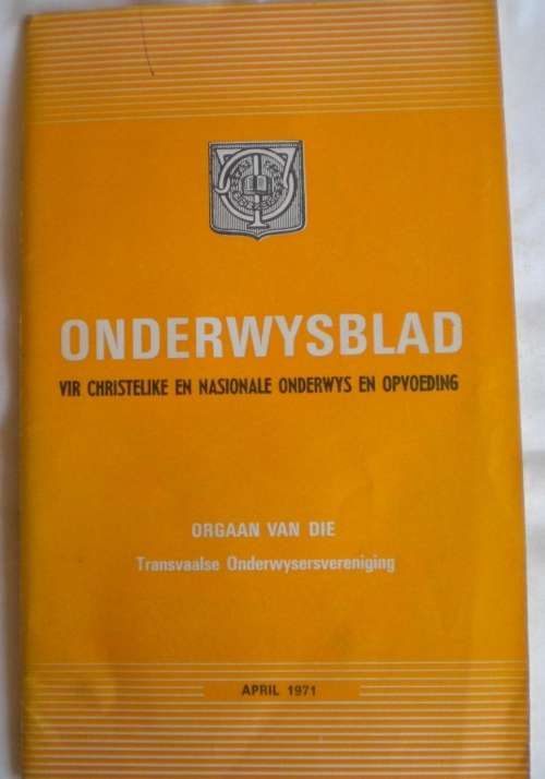 Onderwysblad April 1971