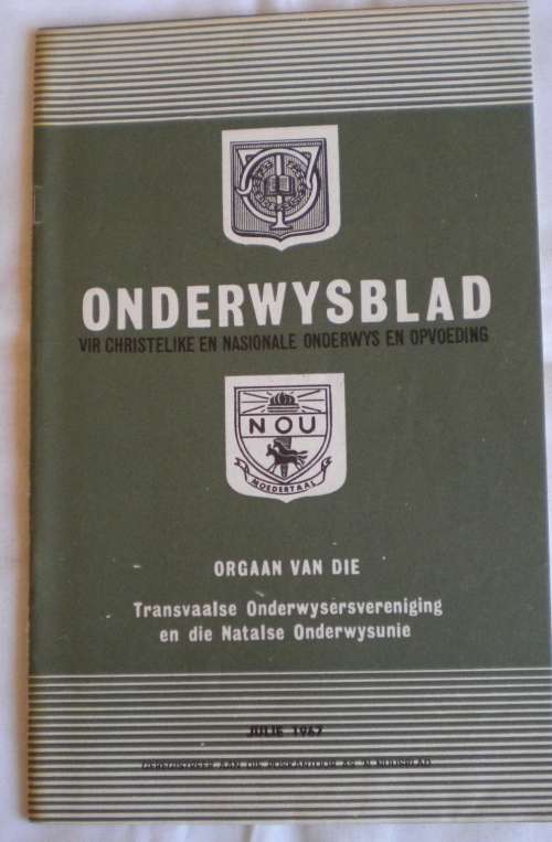 Onderwysblad Julie 1967