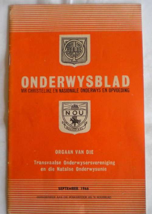Onderwysblad September 1966