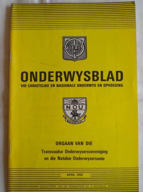 Onderwysblad April 1968