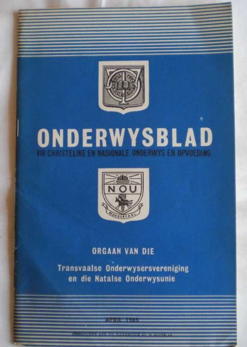 Onderwysblad April 1965