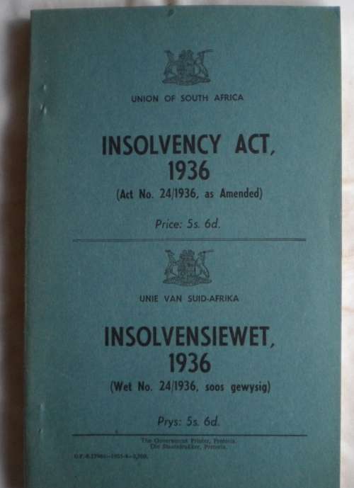 Insolvency act, 1936