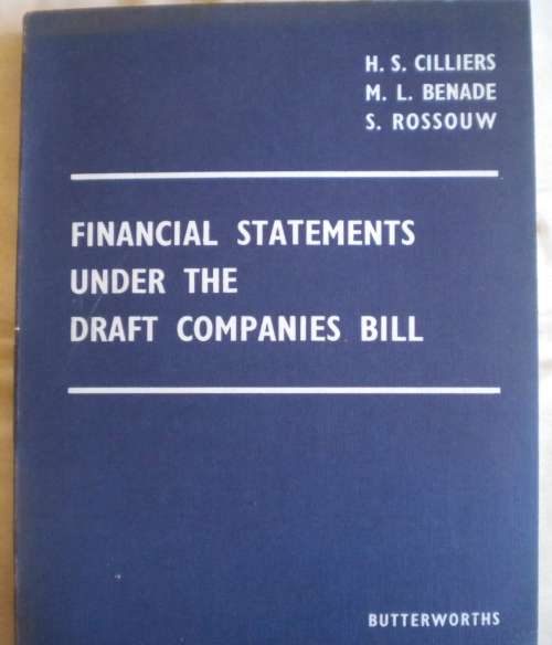 Financial statements under the draft companies bill