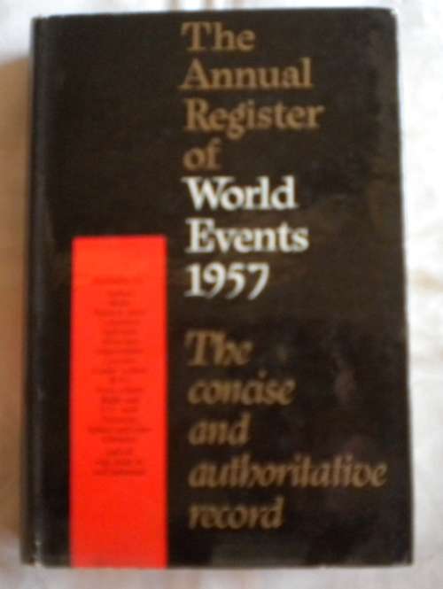 The annual register of world events 1957