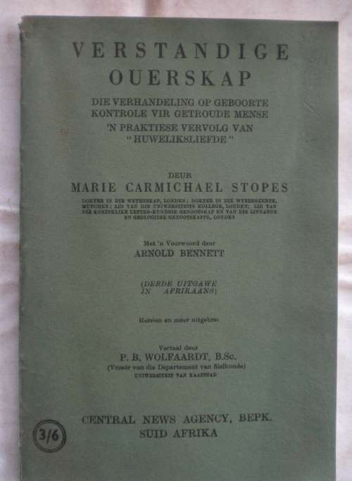 Verstandige ouerskap deur Marie Carmichael Stopes