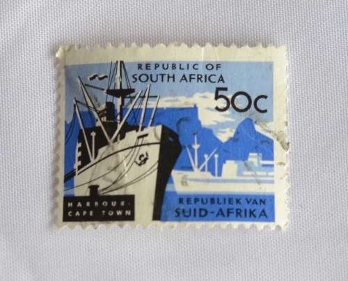 RSA 50c Harbour Cape Town