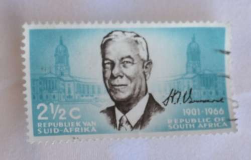 RSA 2 1/2c Verwoerd 1901-1966