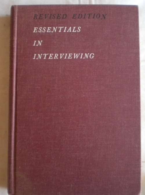 Essentials in interviewing