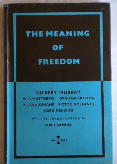 The meaning of freedom