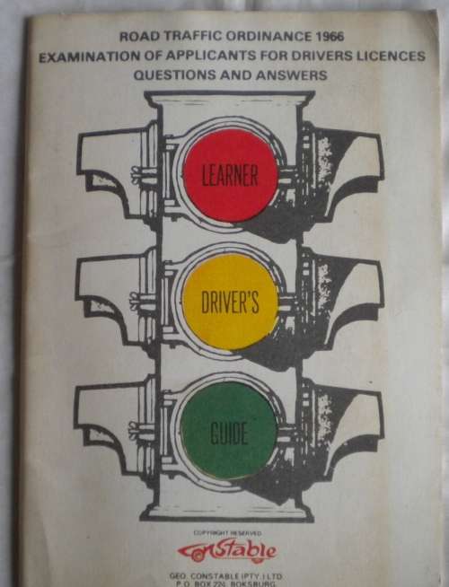 Road traffic ordinance 1966