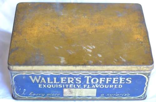 Waller`s Toffees tin