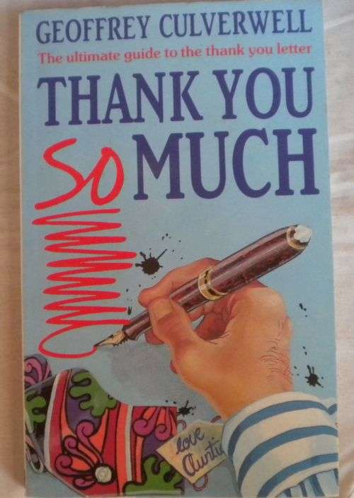 Thank you so much by Geoffrey Culverwell.