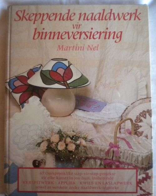 Skeppende naaldwerk vir binneversiering deur Martini Nel.