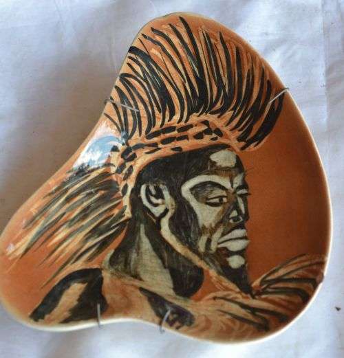 Handpainted plate