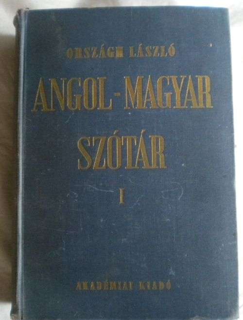 English-Hungarian dictionary A-M