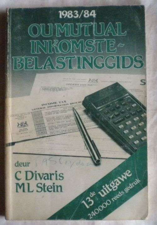 Ou Mutual inkomste belastinggids 1983/84