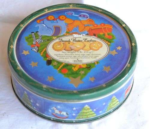 Danish butter cookies tin