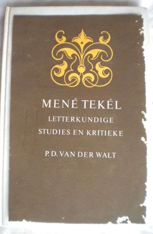 Mene Tekel deur PD van der Walt