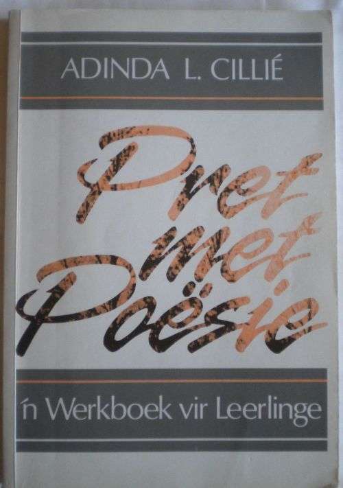 Pret met poesie deur Adinda L Cillie
