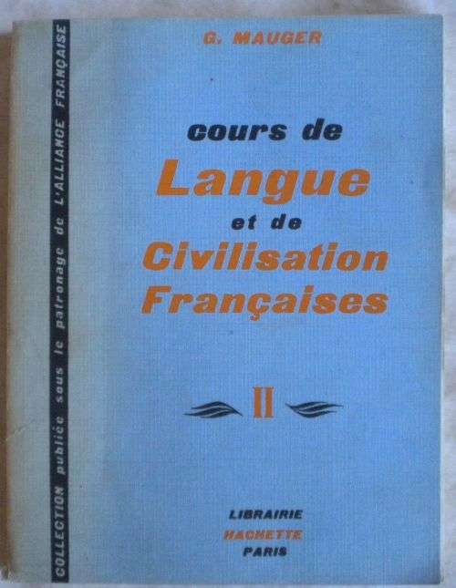 Course de langue et de civilisation Franqaises