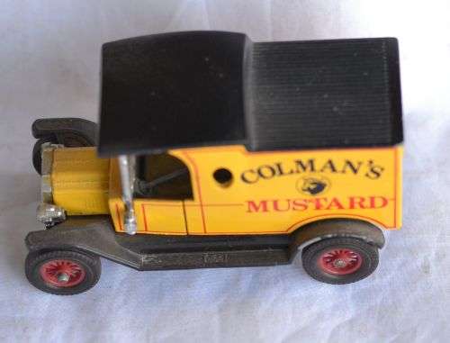 Matchbox model T Ford Colman`s Mustard delivery van