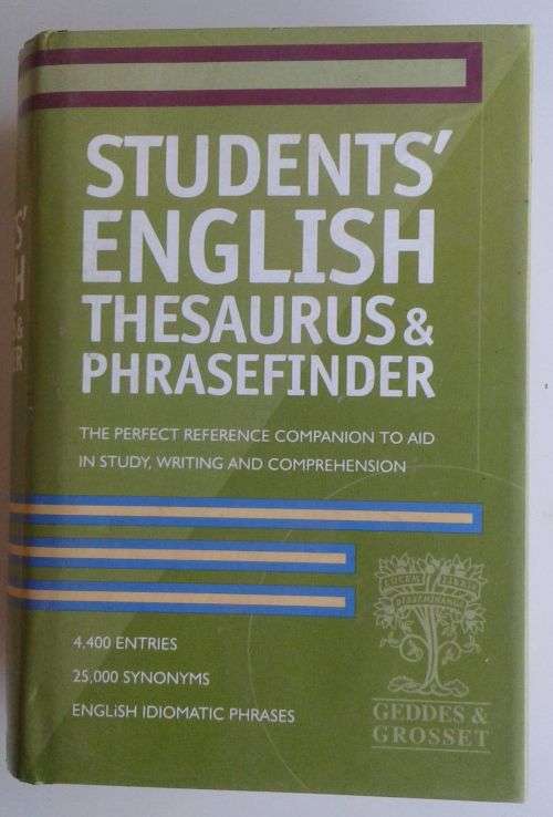 Students` English Thesaurus and phrasefinder