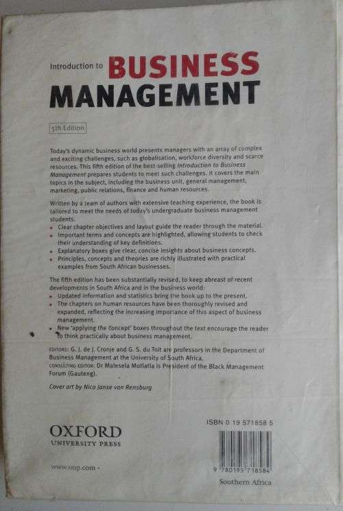 Introduction to business management