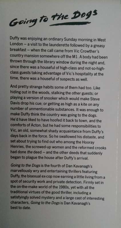Going to the dogs by Dan Kavanagh