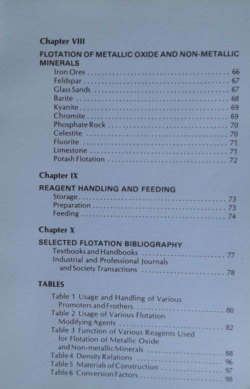 Mining chemicals handbook