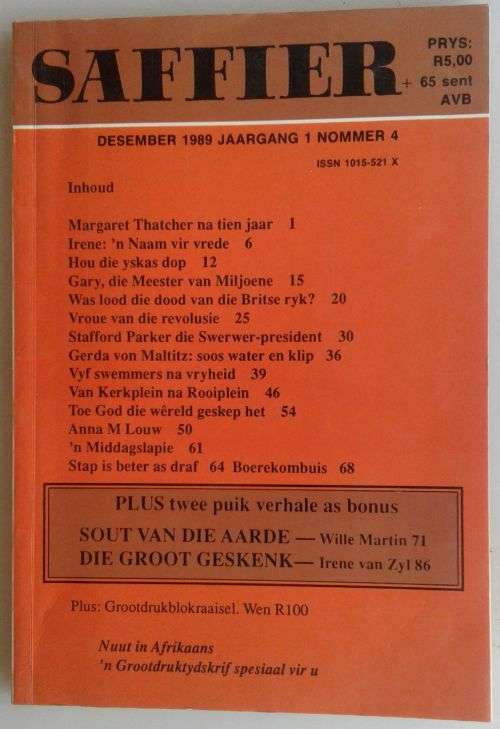 Saffier Desember 1989