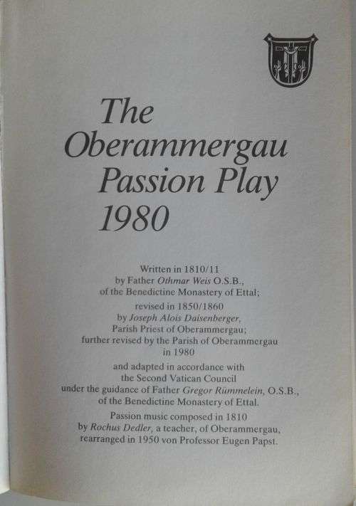 The Oberammergau Passion Play