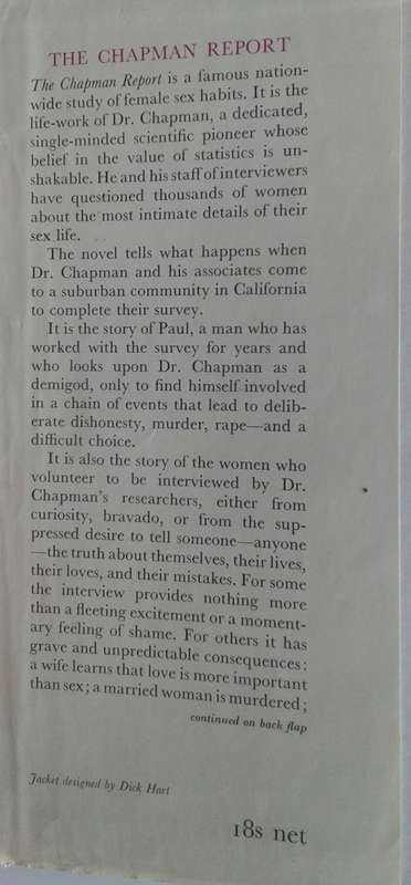 The Chapman report by Irving Wallace