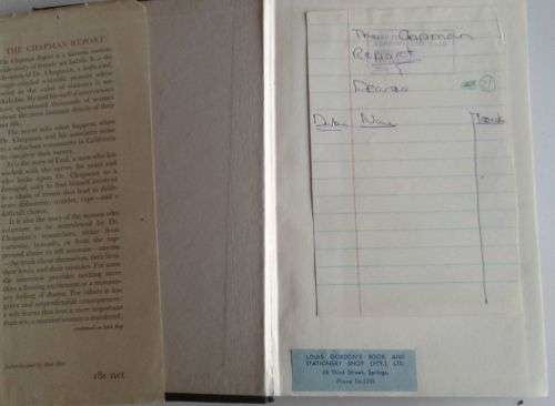The Chapman report by Irving Wallace