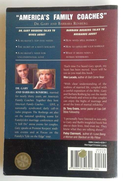 The 5 love needs of men and women by dr Gary and Barbara Rosberg