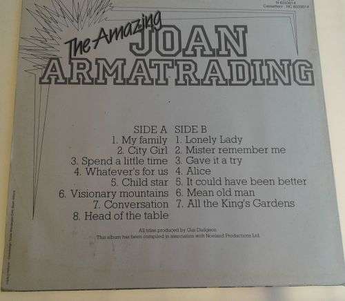 The amazing Joan Armatrading LP