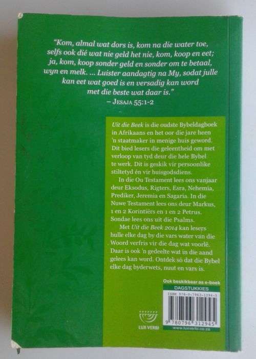 Uit die beek 2014