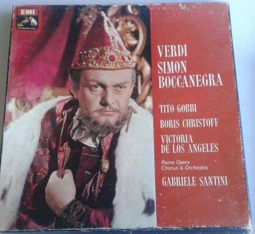 Simon Boccanegra by Verdi 3 LP Box