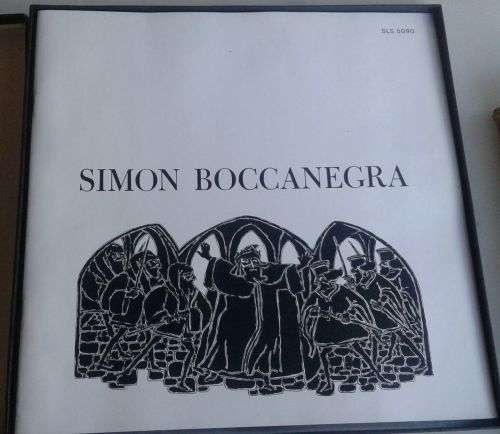 Simon Boccanegra by Verdi 3 LP Box