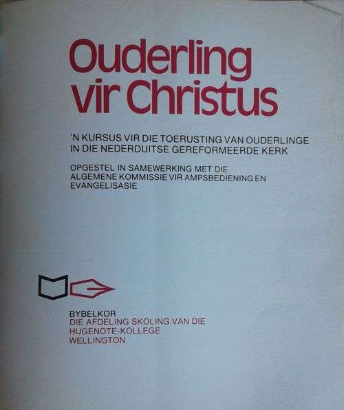 Ouderling vir Christus