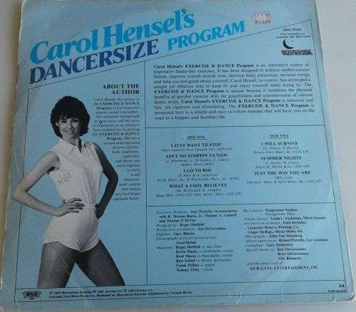 Carol Hensel`s dancersize LP