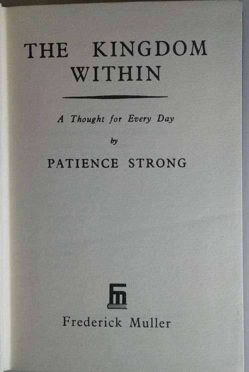 The kingdom within by Patience Strong
