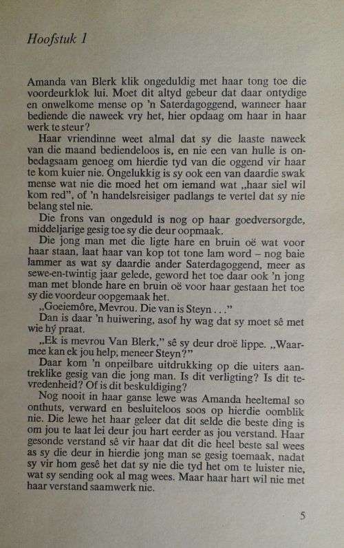 Augustuswinde in Oktober deur M Strydom