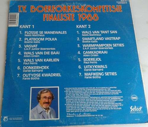 TV Boereorkeskompetisie finaliste 1988
