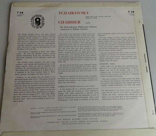 Tchaikovsky Romeo and Juliet LP