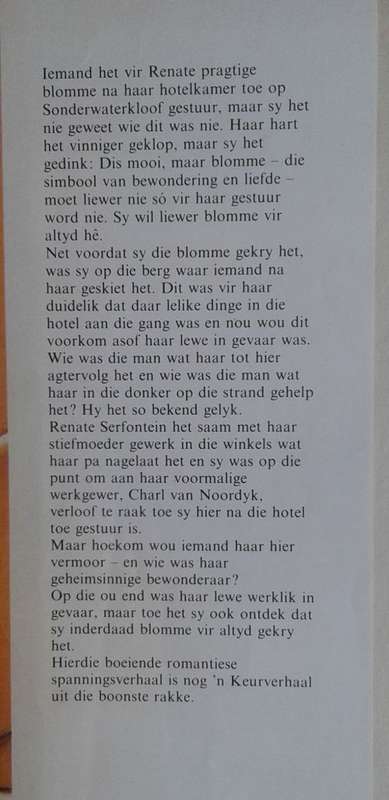Blomme vir altyd deur Sophia Burger