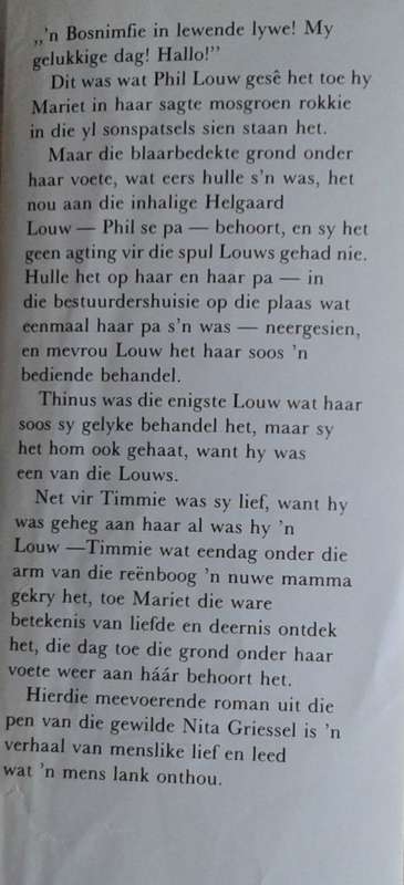 'n Reenboog oor Voetpad deur Nita Griessel