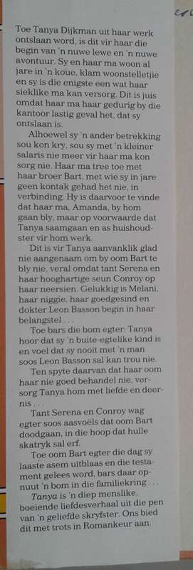 Tanya deur Hannah du Plessis