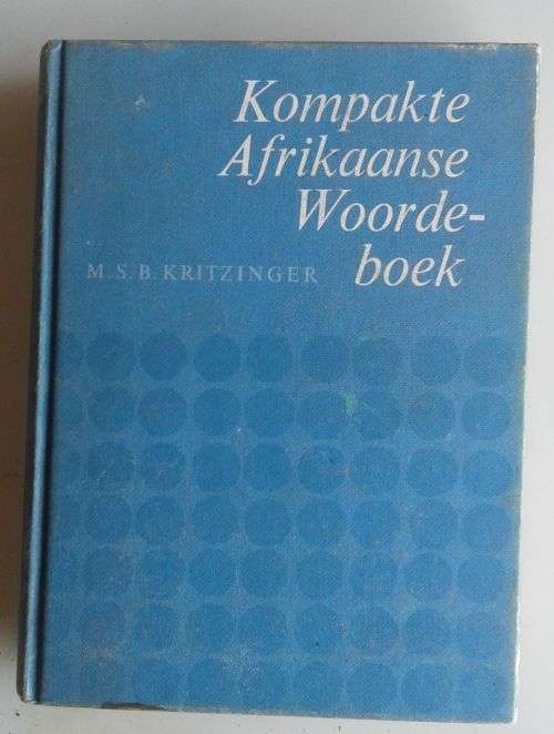 Kompakte Afrikaanse woordeboek